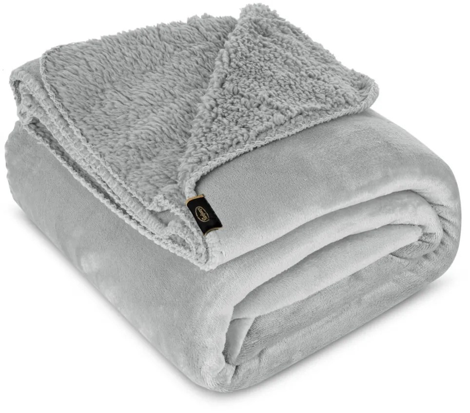 Приятно топло одеяло в сив цвят Ширина: 170 см | Дължина: 210 см