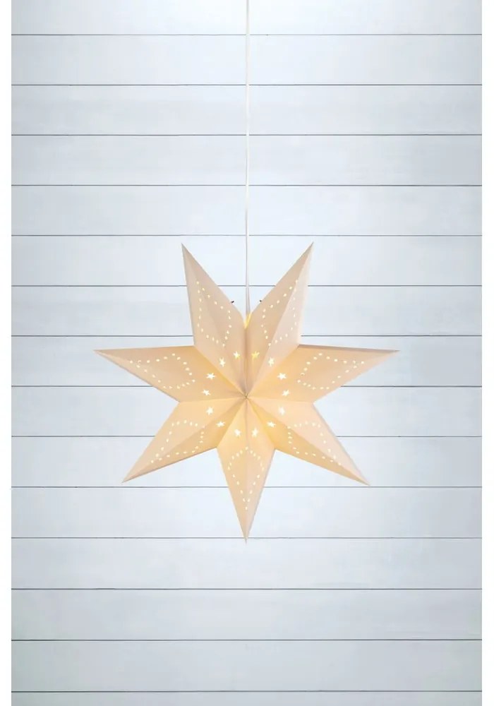 Бяла светлинна декорация Saturnus – Markslöjd