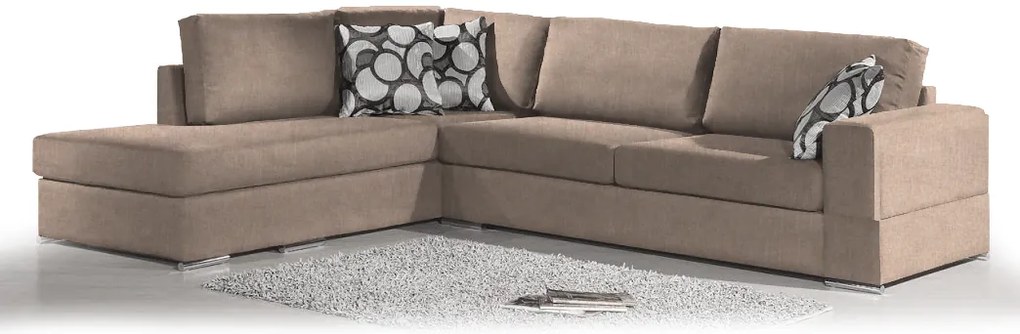 Ъгъл диван Must-Right-275φ 210β-beige