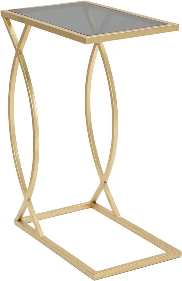 Масичка за кафе със стъклен плот 25,5x45,5 cm Glam - Mauro Ferretti