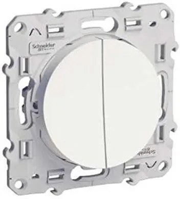 SE Сериен ключ 10А цвят Бял Odace  /до изчерпване/ - S520211