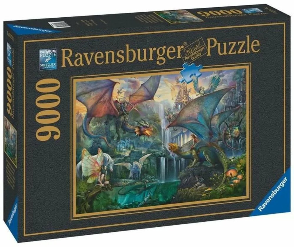 Пъзел Ravensburger The Magic Forest of Dragons (9000 Части)