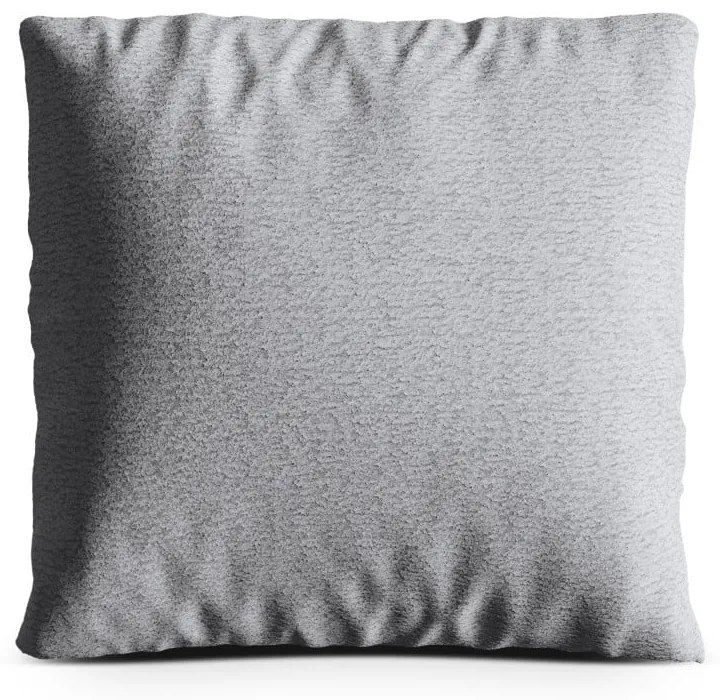 Светлосива възглавница за диван от прежда с примки от букле Kemi – Cosmopolitan Design