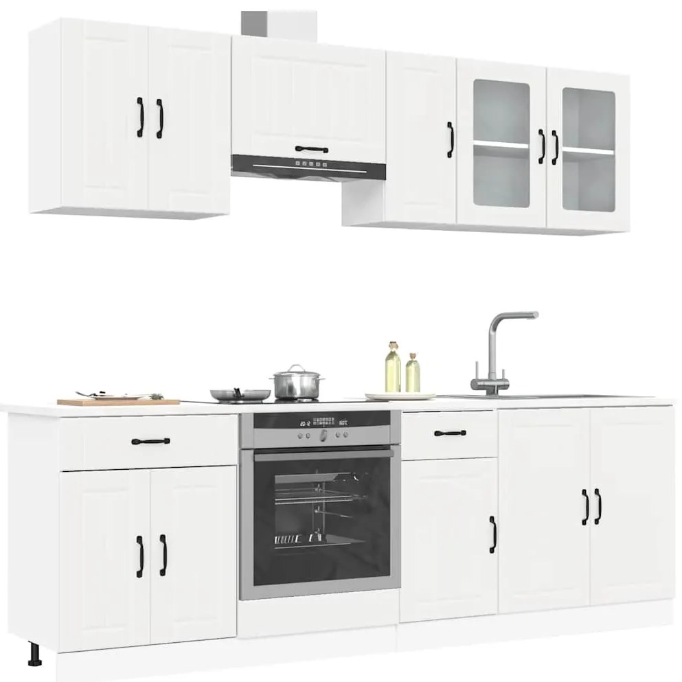 3314831 vidaXL Комплект кухненски шкафове от 8 части Kalmar, инженерно дърво