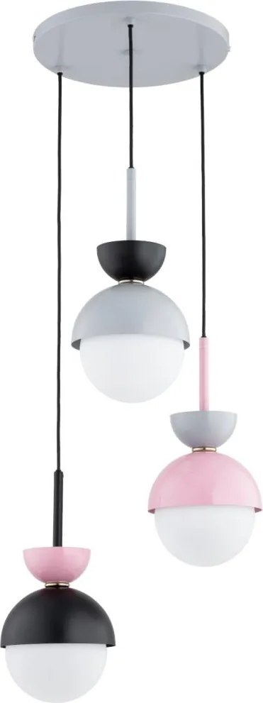 Висяща лампа с кабел IRSA, 3xE27/15W/230V, многоцветна