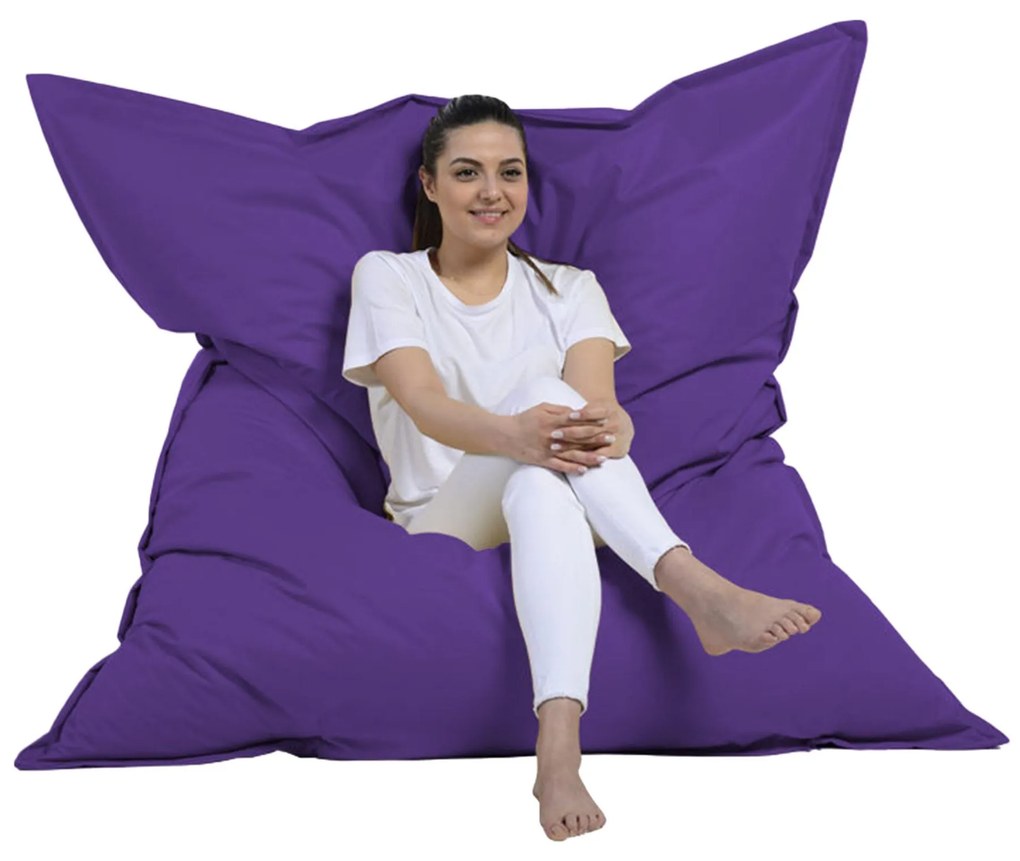 Градински пуф Giant Cushion 140x180, цвят Лилав