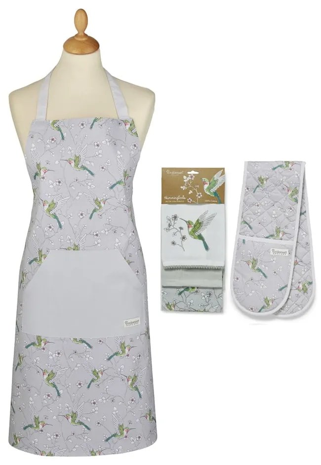 Чаени кърпи, престилка и кърпа за готвене в комплект от 5 бр. Hummingbirds – Cooksmart ®