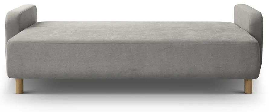 Сив разтегателен диван с място за съхранение 231 cm Elen – Micadoni