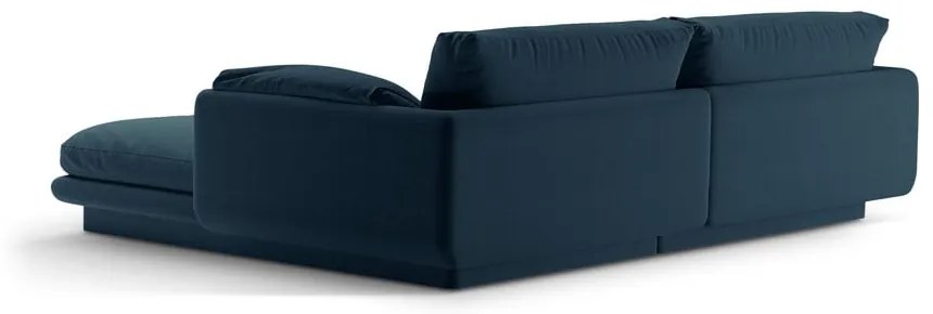 Тъмносин ъглов диван (ляв ъгъл) Torino – Micadoni Home