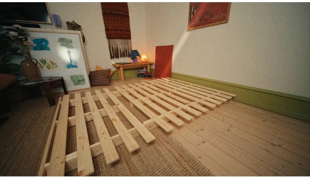 Сив разтегателен диван 140 cm Roots - Karup Design