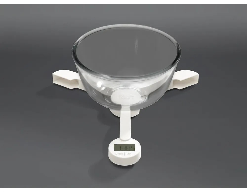 TriScale Бяла сгъваема цифрова кухненска скала TriScale™ - Joseph Joseph