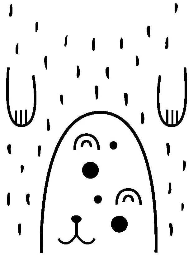 Щастливо мече - стикер за стена - Ambiance