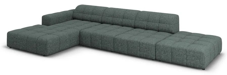 Тюркоазен ъглов диван (ляв ъгъл) Chicago - Cosmopolitan Design