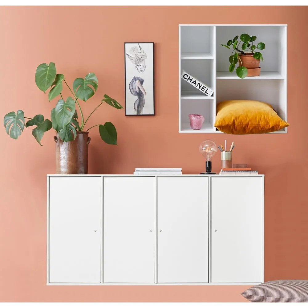 Бял комплект от скрин и етажерка Hammel Mistral Kubus - Hammel Furniture