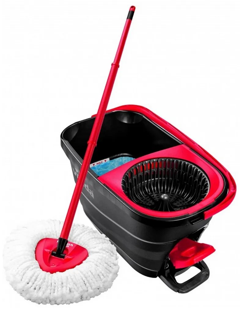 Mop with Bucket Vileda Turbo Smart На почва