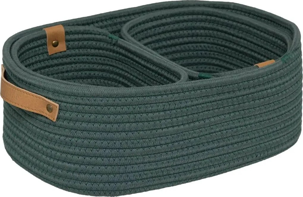 Сет кош за съхранение 5five Ficus, 3 бр - Зелен