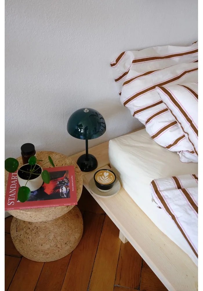 Двойно легло от масивен бор с включена подматрачна рамка в естествен цвят 140x200 cm Japan – Karup Design