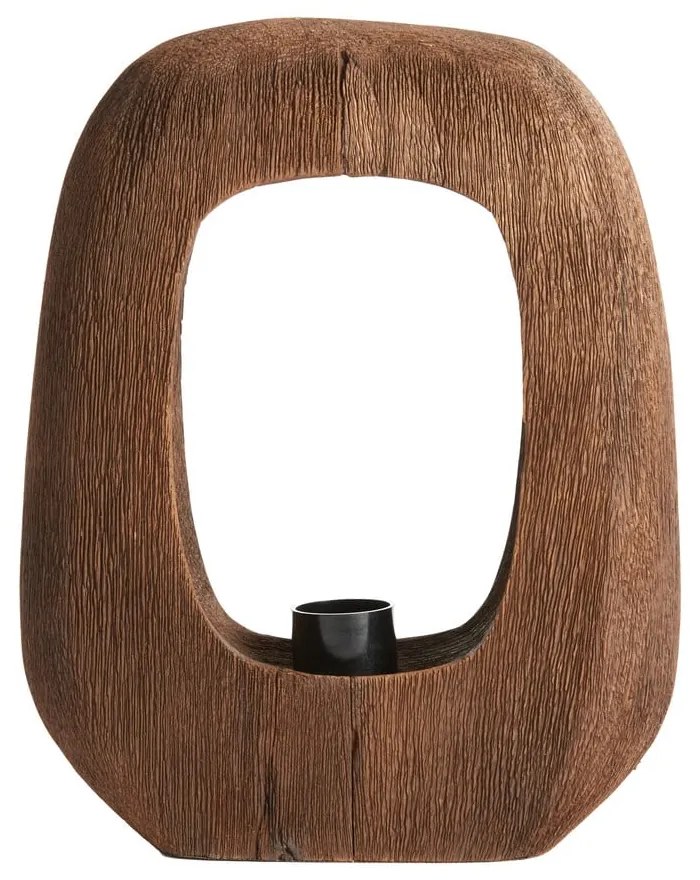 Кафява настолна лампа (височина 30 cm) Kelafo – Light &amp; Living