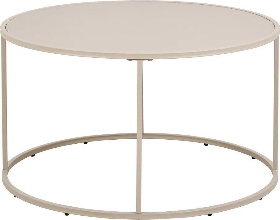 Сива стоманена кръгла масичка за кафе ø 80 cm Seaford – Actona