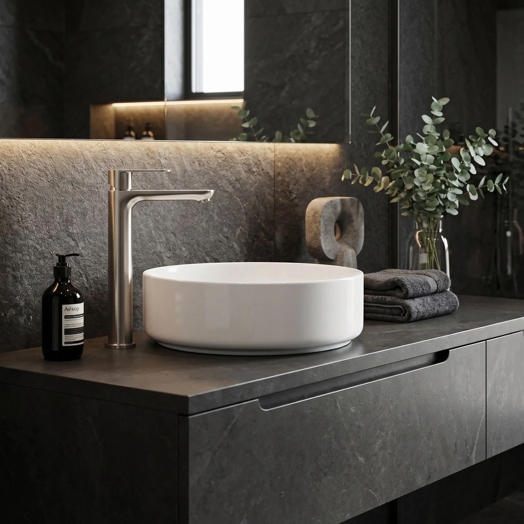 Смесител за баня Rea Logan Brush Nickel