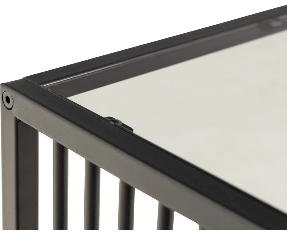 Маса за съхранение със стъклен плот 40x40 cm Strington - Actona