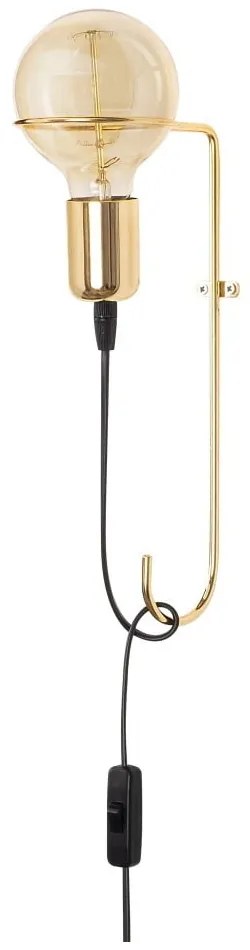 Метална стенна лампа в златисто Opviq lights Rodopi - Opviq lights