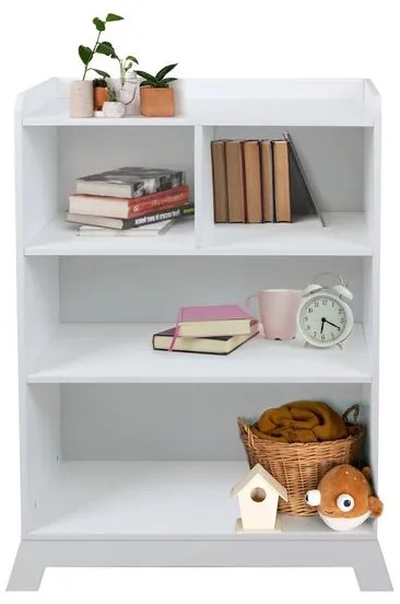 Детска Дървена Секция за Съхранение на Книжки и Играчки - Ginger Home