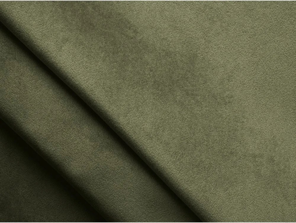 Зелен кадифен ъглов диван (ляв ъгъл) Lani – Makamii