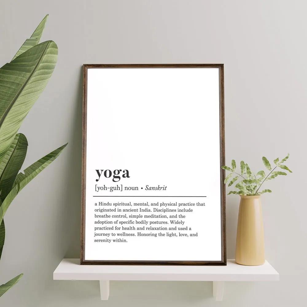 Плакат 50x70 cm Yoga - Wallity