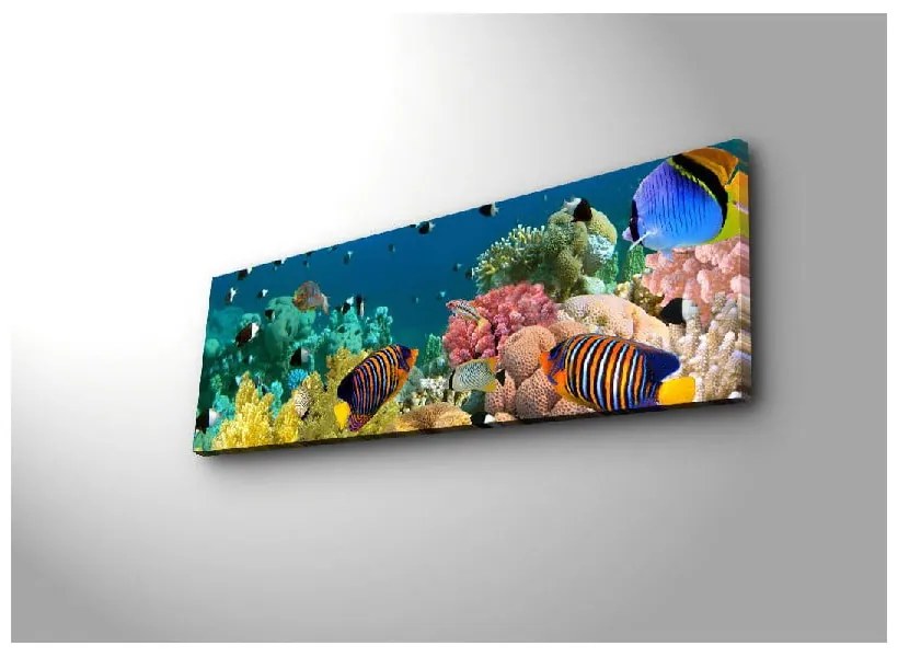 Осветена картина Море, 90 x 30 cm - Wallity
