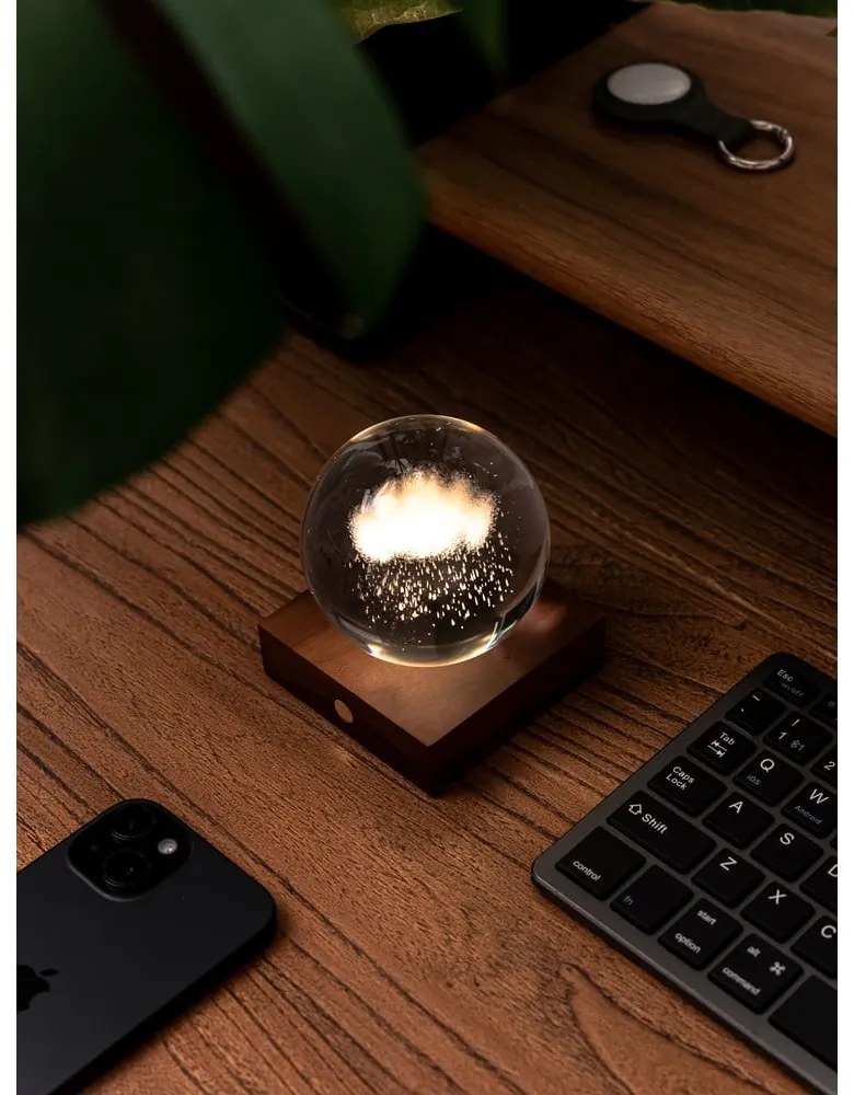 Тъмнокафява светлинна декорация с USB Amber – Gingko