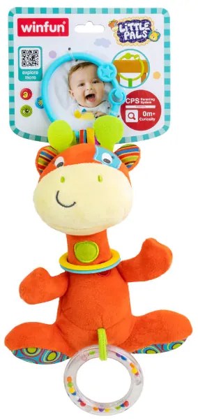 Winfun - Плюшена Дрънкалка Жираф Little Pals 117