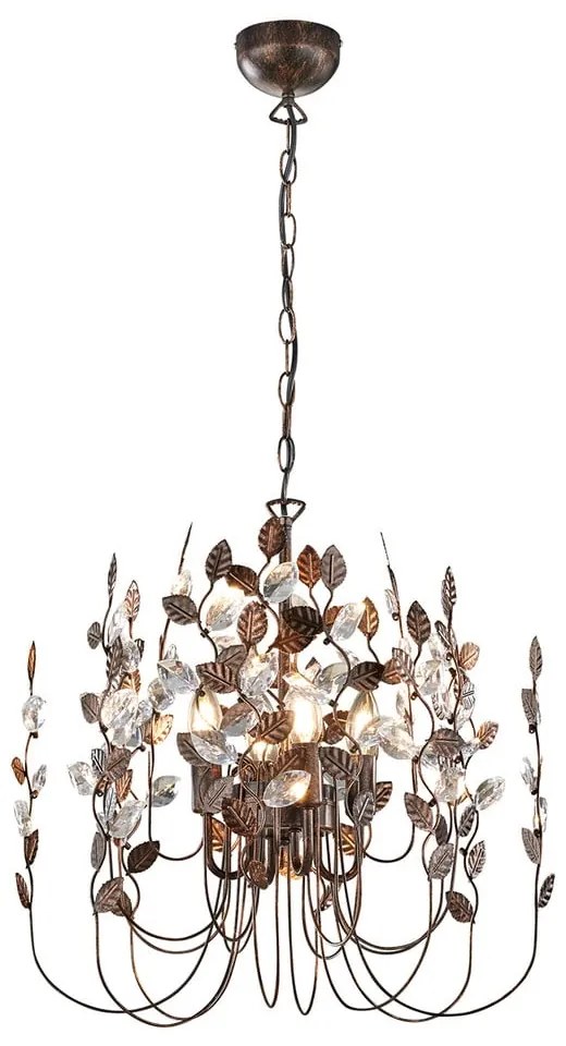 Висящо осветително тяло в бронзов цвят ø 52 cm Napoli – Trio