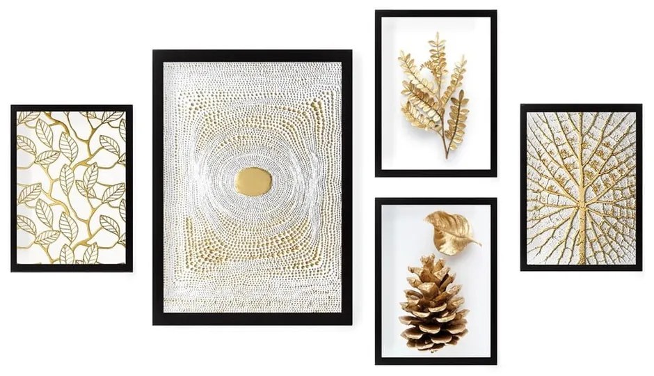 Картини в комплект 5 бр. 34x44 cm – Wallity