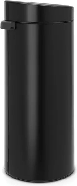 Кош за боклук Brabantia Touch Bin New 650008, 30 л, Безшумно и плавно затваряне, Черен мат
