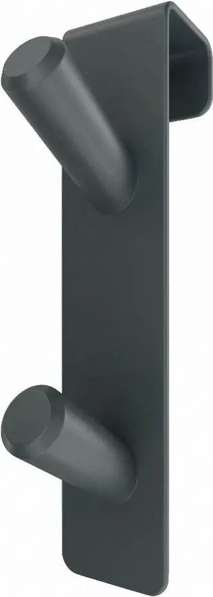 Кука за радиатор INOX — неръждаема стомана/антрацит