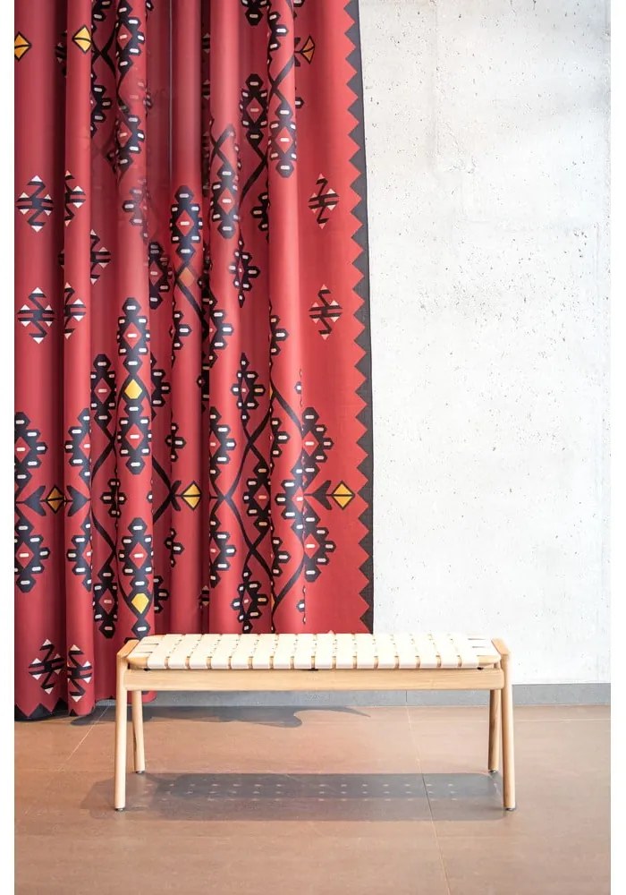 Пейка в бял/естествен цвят Klupa - Gazzda