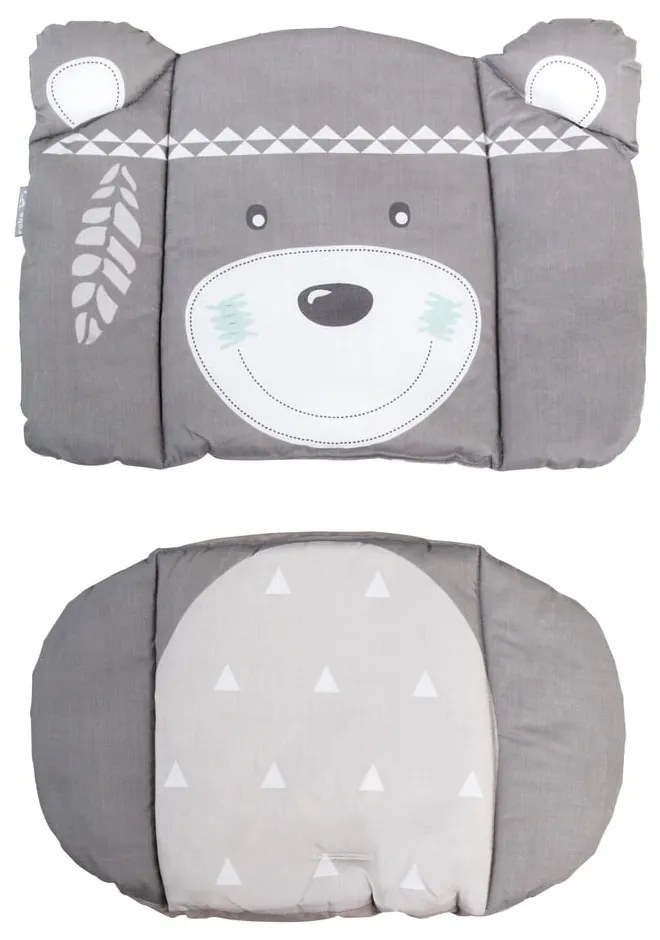 Сива подложка за детски стол за хранене Indibär – Roba