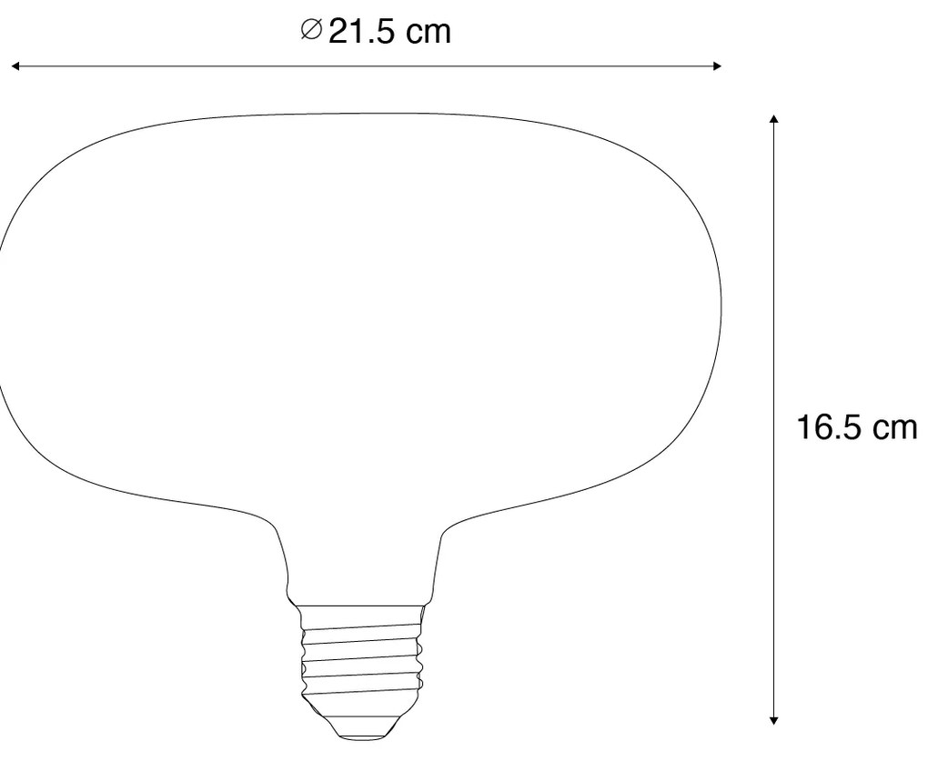 E27 LED крушка P215 бяла 3.4W 150lm 1800K