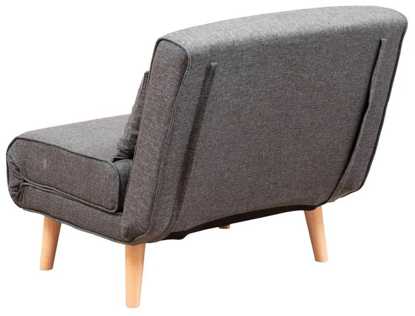 Тъмносив фотьойл Folde - Artie