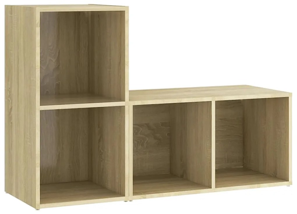 3079946 vidaXL ТВ шкафове, 2 бр, дъб сонома, 72x35x36,5 см, инженерно дърво
