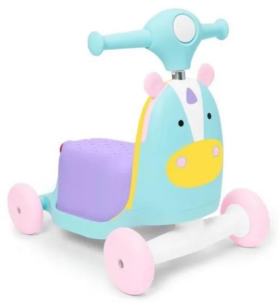 Skip Hop - Колело за бутане 3в1 ZOO еднорог 3xAAA