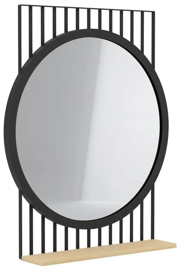 Eglo 425065 - Огледало HUNWICK 45,4x57 cm черно/липа