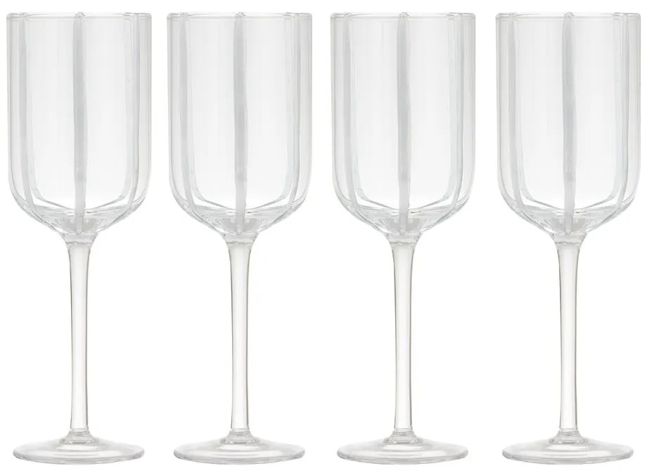 Чаши за вино в комплект от 4 бр. 350 ml Stripe – Ladelle