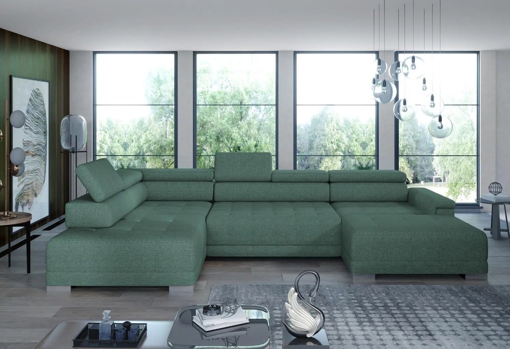 Ъглов диван Carmel plus-Prasino-Left