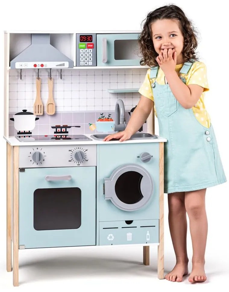 Woody - Детска дървена кухня, със звук и светлина, Дакота