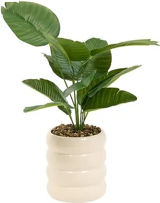 Изкуствено растение atmosphera Poolside Strelitzia , 45 cm, Керамика, Асорти