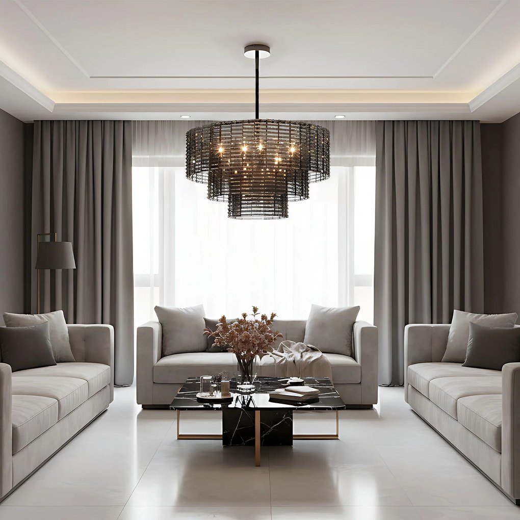 Висящо Таванно Осветление APP1678-8CP Сиво