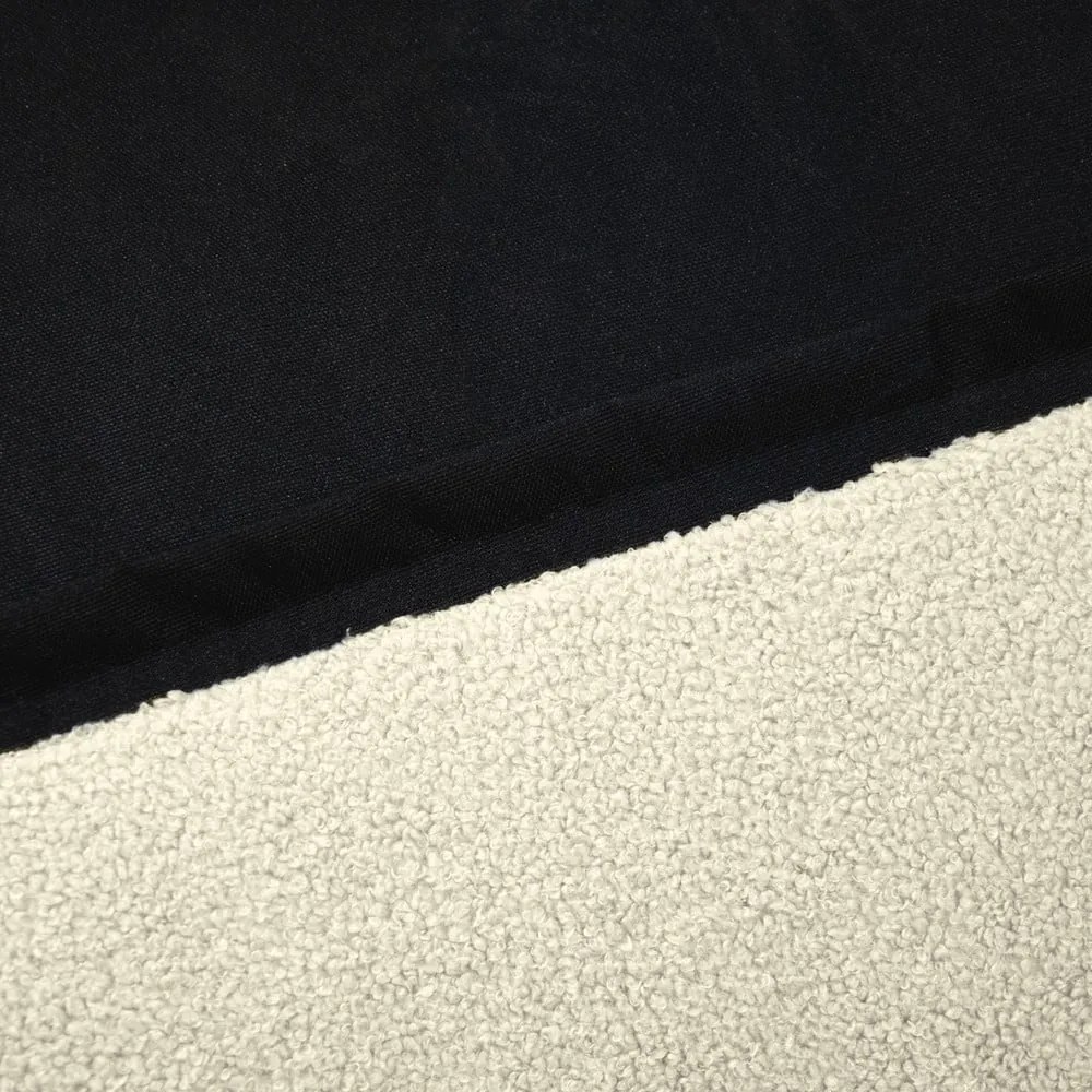 Светлосив пуф от букле Lounge – SLOWDOWN