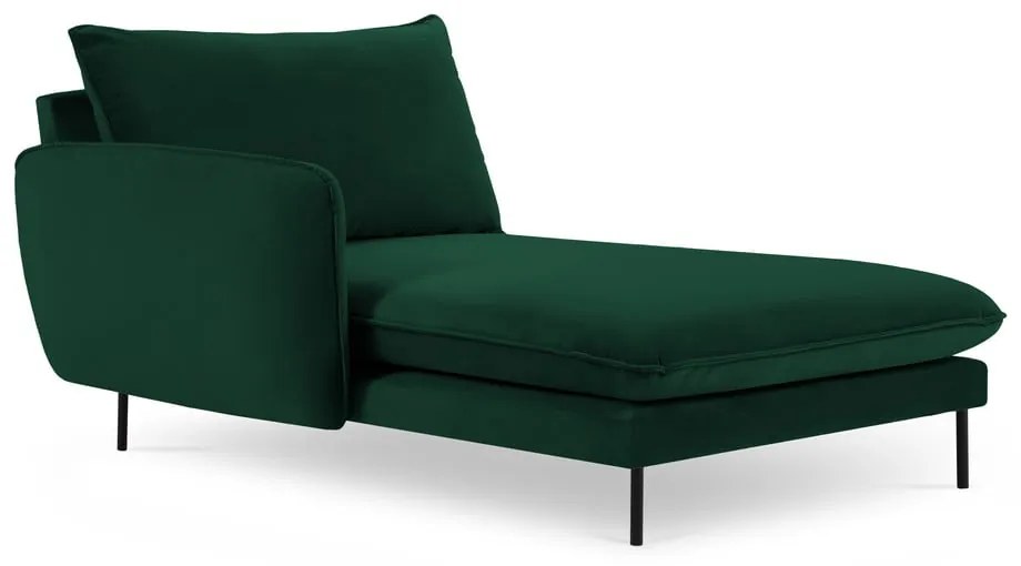 Тъмнозелено кадифено кресло за отдих (в левия ъгъл) Vienna - Cosmopolitan Design